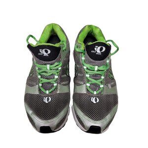 Pearl Izumi Running Shoes Run Like An Animal Gray Green Silver  Womens US 9